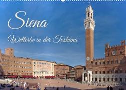 Siena - Welterbe in der Toskana (Wandkalender 2022 DIN A2 quer)