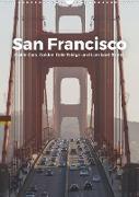 San Francisco - Cable Cars, Golden Gate Bridge und Lombard Street (Wandkalender 2022 DIN A3 hoch)