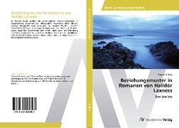 Beziehungsmuster in Romanen von Halldór Laxness