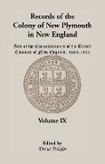 Records of the Colony of New Plymouth in New England, Volume IX