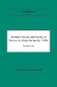 Women's Studies and Studies of Women in Africa During the 1990's