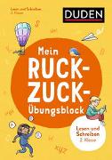 Mein Ruckzuck-Übungsblock Lesen und schreiben 2. Klasse