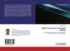 Static Properties Of Liquid Metals