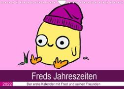 Freds Jahreszeiten - Der erste Kalender mit Fred und seinen Freunden (Wandkalender 2022 DIN A4 quer)