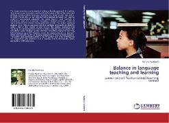 Balance in language teaching and learning