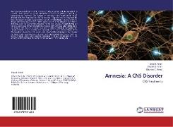 Amnesia: A CNS Disorder