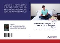 Hermeneutic Analysis of the Idea of Ori in Ifa Literary Corpus