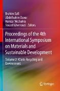 Proceedings of the 4th International Symposium on Materials and Sustainable Development