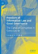 Freedom of Information Law and Good Governance