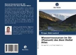 Wasserressourcen im Dir (Piemont) des Beni Mellal Atlas