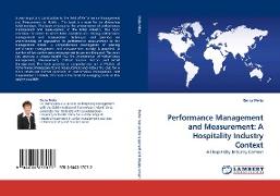 Performance Management and Measurement: A Hospitality Industry Context