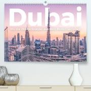 Dubai - Wo die Wolkenkratzer aus dem Boden sprießen. (Premium, hochwertiger DIN A2 Wandkalender 2022, Kunstdruck in Hochglanz)