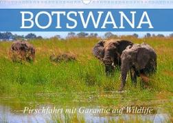 Botswana- Pirschfahrt mit Garantie auf Wildlife (Wandkalender 2022 DIN A3 quer)