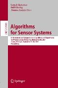 Algorithms for Sensor Systems