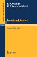 Functional Analysis