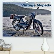 Vintage Mopeds (Premium, hochwertiger DIN A2 Wandkalender 2022, Kunstdruck in Hochglanz)