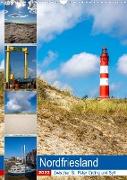 Nordfriesland, Zwischen St. Peter Ording und Sylt (Wandkalender 2022 DIN A3 hoch)