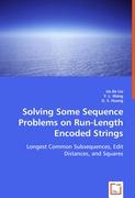 Solving Some Sequence Problems on Run-Length Encoded Strings