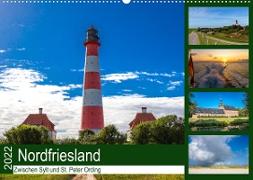 Nordfriesland, Zwischen Sylt und St. Peter Ording (Wandkalender 2022 DIN A2 quer)