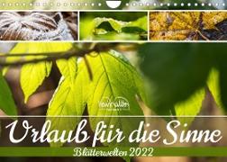 Urlaub für die Sinne - Blätterwelten (Wandkalender 2022 DIN A4 quer)