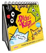 Dicke Katze and friends Postkartenkalender 2023