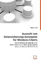 Auswahl von Datensicherungskonzepten für Windows-Clients
