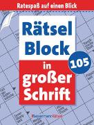 Rätselblock in großer Schrift 105 (5 Exemplare à 2,99 €)