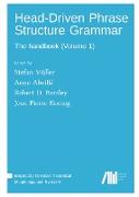 Head-Driven Phrase Structure Grammar