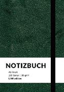 Notizbuch A5 liniert - 100 Seiten 90g/m² - Soft Cover grün - FSC Papier