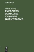 Exercices d¿analyse chimique quantitative