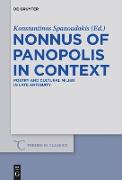Nonnus of Panopolis in Context