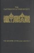 The Register of William Melton, Archbishop of York, 1317-1340, V