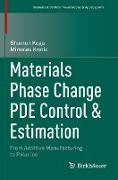 Materials Phase Change PDE Control & Estimation