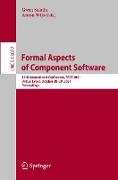 Formal Aspects of Component Software