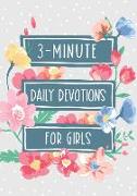 3-Minute Daily Devotions for Girls