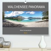 Walchensee Panorama (Premium, hochwertiger DIN A2 Wandkalender 2022, Kunstdruck in Hochglanz)