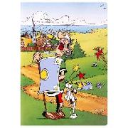 Asterix 3, Idefix Notizheft A4 48 Blatt liniert mit Rand