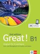 Great! B1, 2nd edition. Kurs- und Übungsbuch + Audios + Videos online