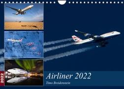 Airliner 2022 (Wandkalender 2022 DIN A4 quer)