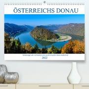 Österreichs DonauAT-Version (Premium, hochwertiger DIN A2 Wandkalender 2022, Kunstdruck in Hochglanz)