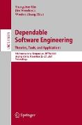 Dependable Software Engineering. Theories, Tools, and Applications