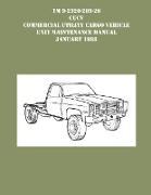 TM 9-230-289-20 CUCV Commercial Utility Cargo Vehicle Unit Maintenance Manual January 1988