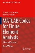 MATLAB Codes for Finite Element Analysis