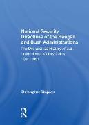 National Security Directives Of The Reagan And Bush Administrations