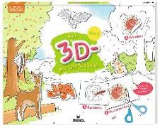 Mein 3D Mal- und Sachbuch - Wald