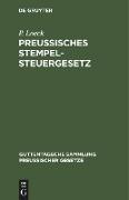 Preußisches Stempelsteuergesetz