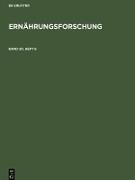 Ernährungsforschung. Band 20, Heft 6