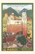 Vintage Journal Morocco Travel Poster