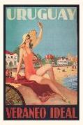 Vintage Journal Uruguay Travel Poster