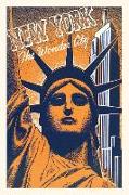 Vintage Journal Statue of Liberty Head